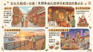 台北大稻埕一日遊｜免開車迪化街拜月老情侶約會必去