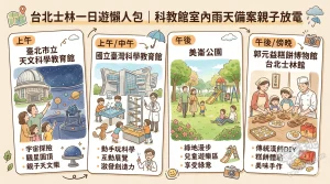 台北士林一日遊懶人包｜科教館室內雨天備案親子放電