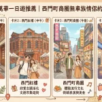 台北萬華一日遊推薦｜西門町商圈無車族情侶約會攻略