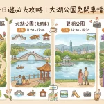 台北內湖一日遊必去攻略｜大湖公園免開車情侶約會秘境