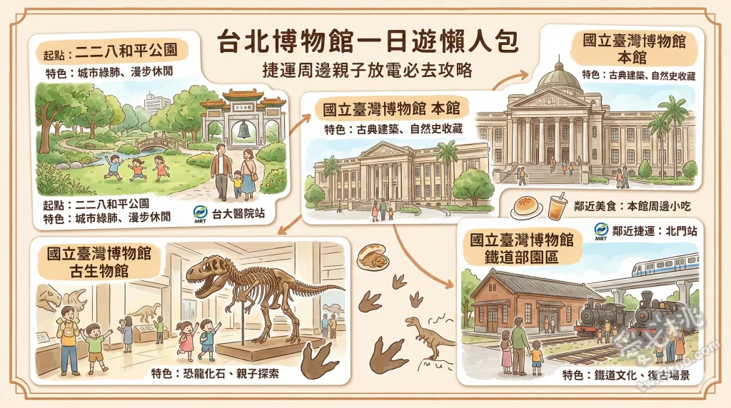 台北博物館一日遊懶人包｜捷運周邊親子放電必去攻略