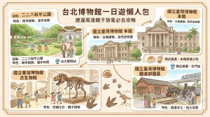 台北博物館一日遊懶人包｜捷運周邊親子放電必去攻略