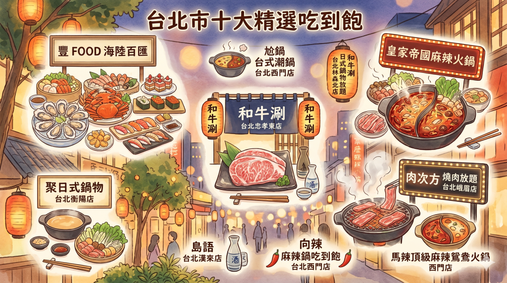 台北十大精選吃到飽