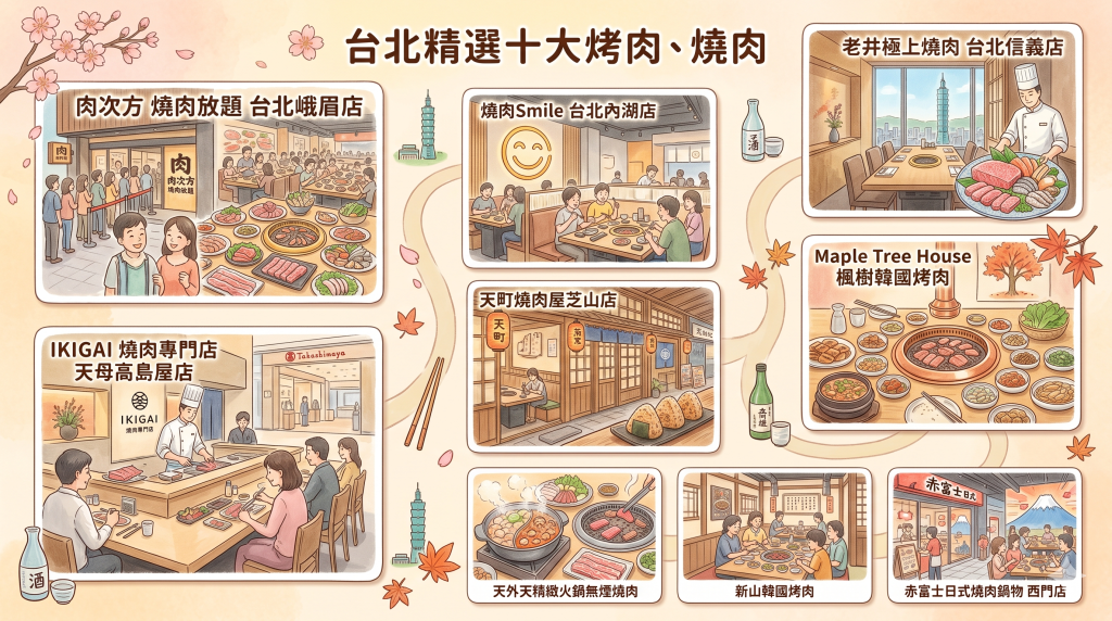 台北市十大烤肉燒肉