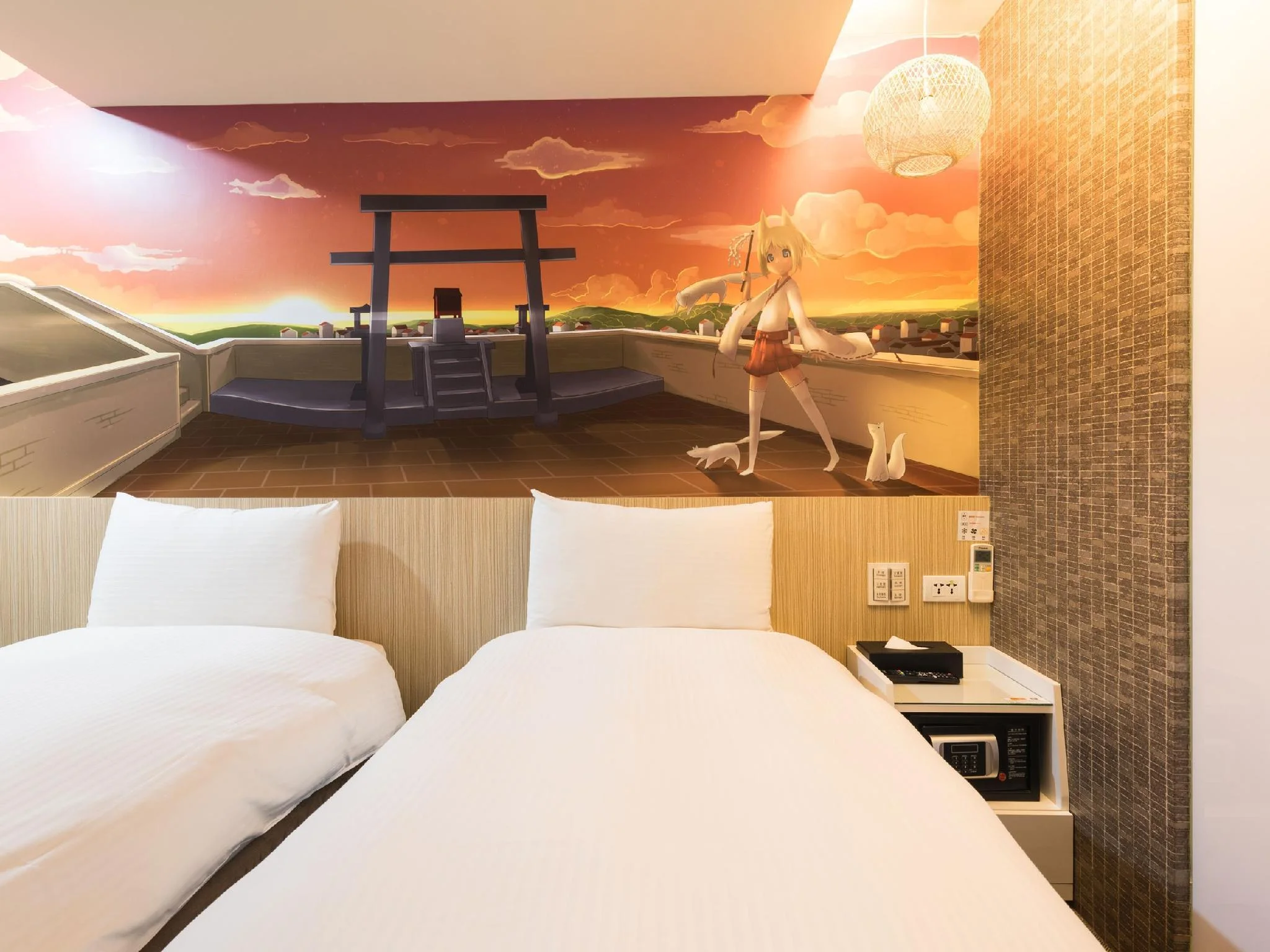 豪華房(兩床) - 無窗 (Deluxe Twin - No Window)