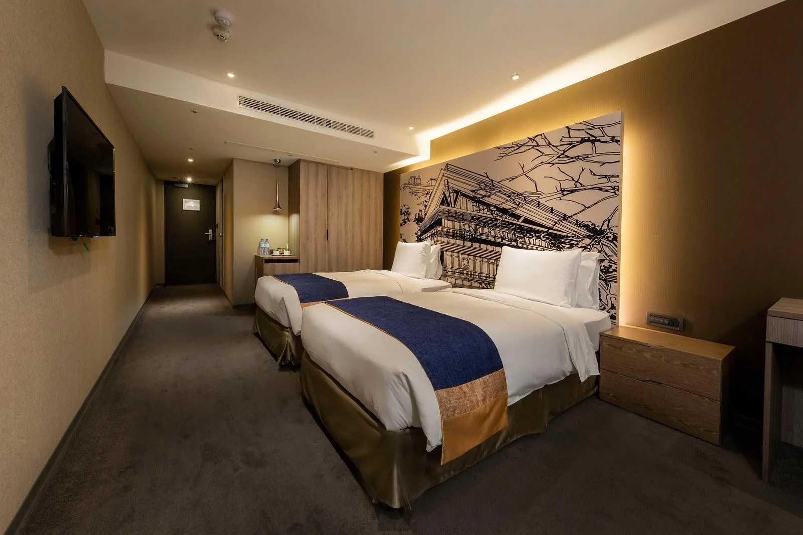 標準房(兩床) - 無窗 (Standard Twin without Window)