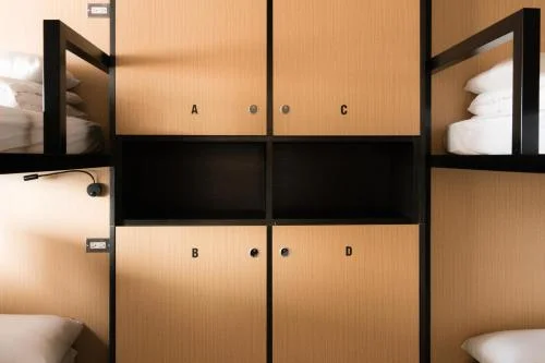 4-Bed Mixed Dormitory Room with Window