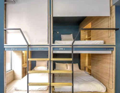 單人膠囊床位－女性宿舍房 (Capsule Single Room - Female Dormitory Room	)