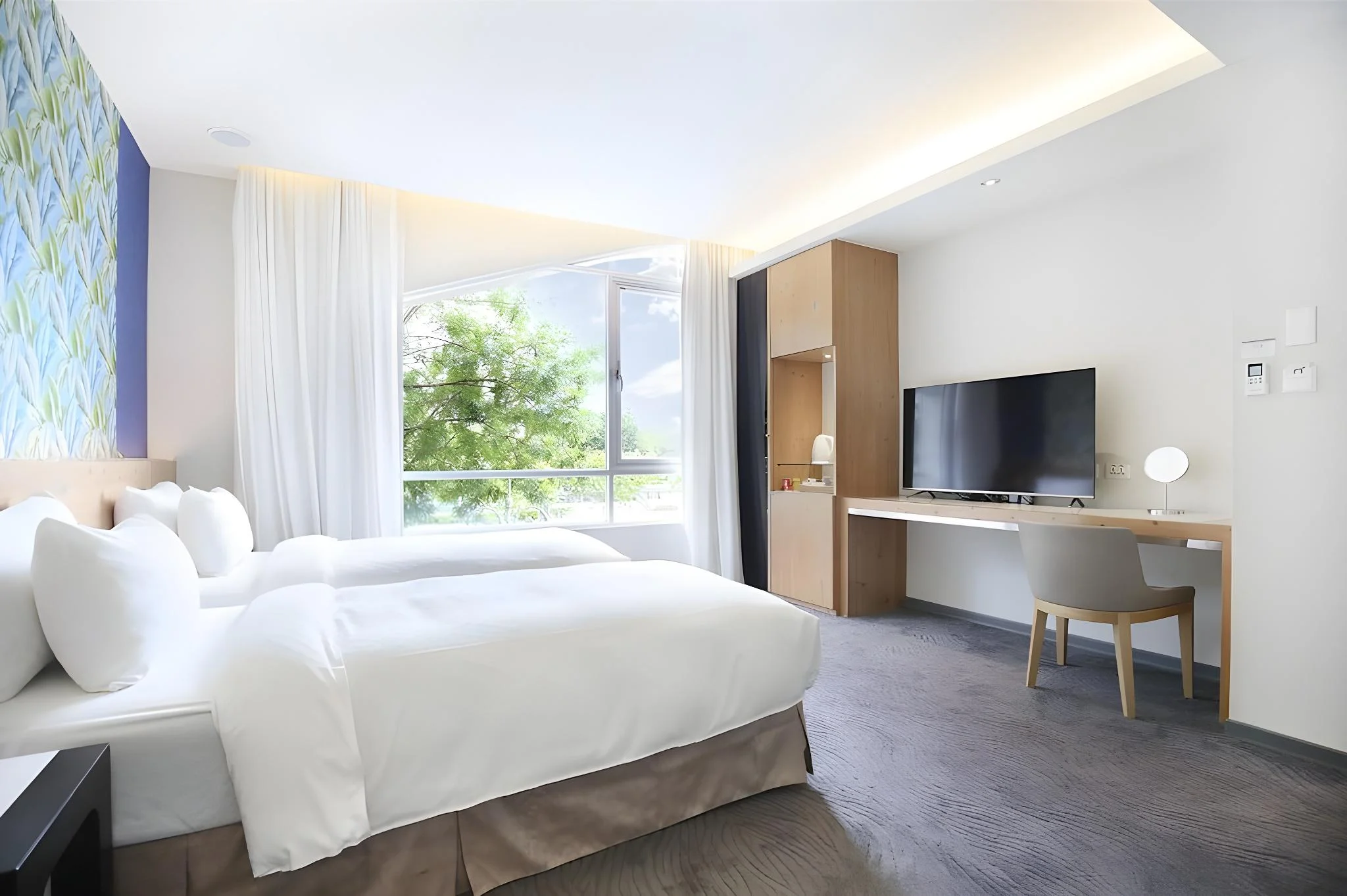 市景房(兩床) (City View Twin Room)