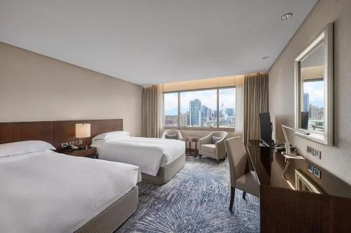 2張單人床，豪華客房 (Deluxe Twin Room, Guest room, 2 Twin, City view)