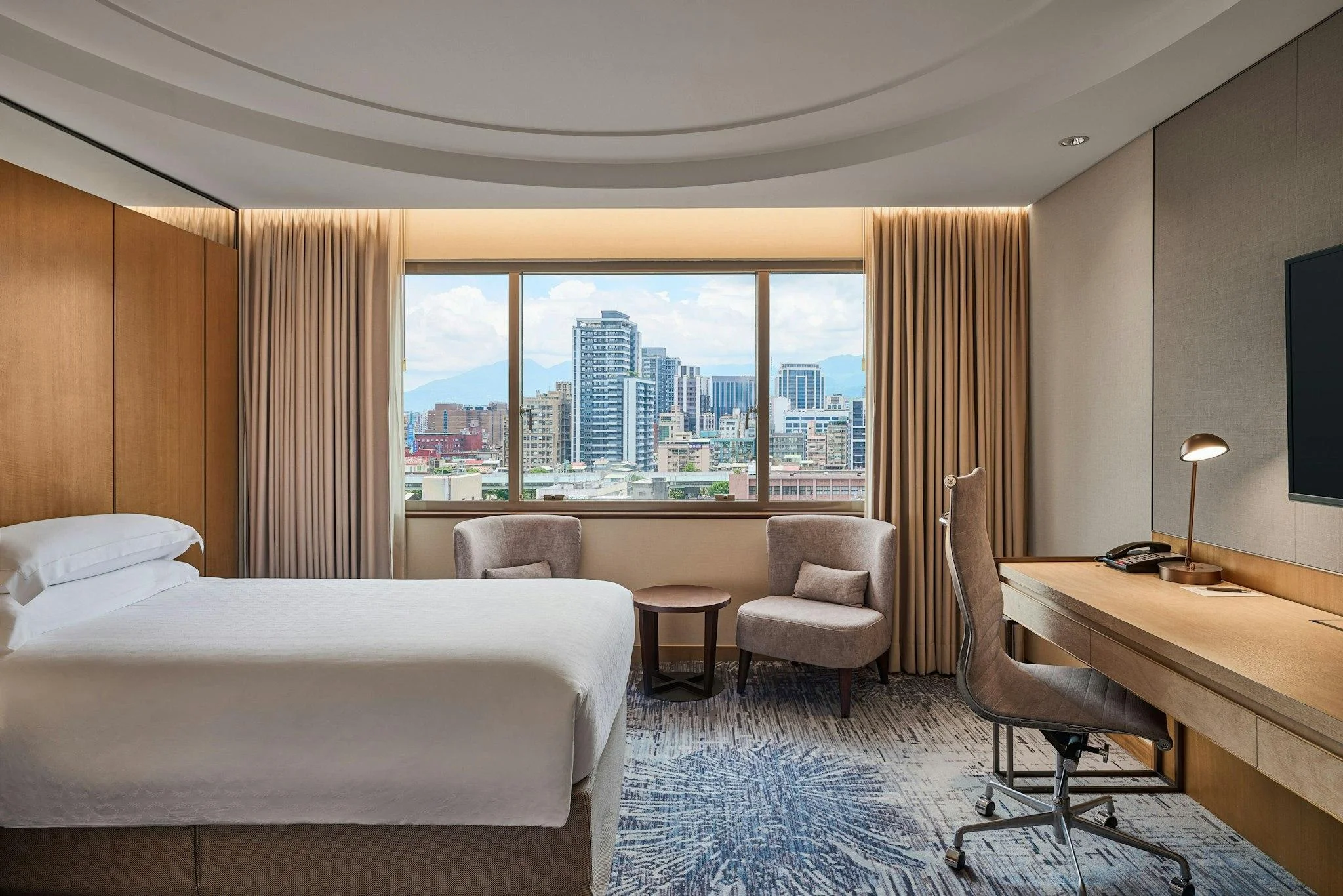 2 張單人床, 行政酒廊禮遇, 行政豪華客房 (Executive Deluxe Twin, Executive Lounge Access, Guest Room, 2 Twin, High Floor)