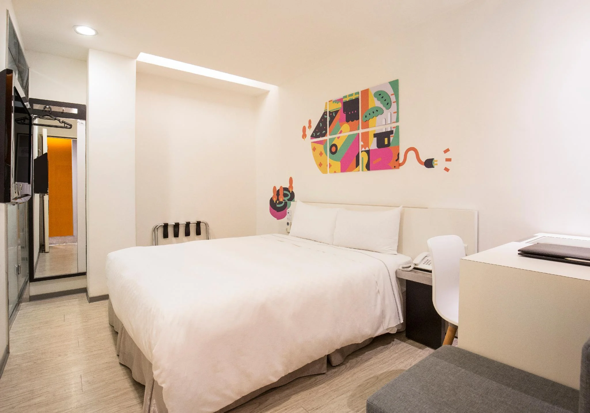 標準雙人房 - 無窗 (Standard Double Room without Window)