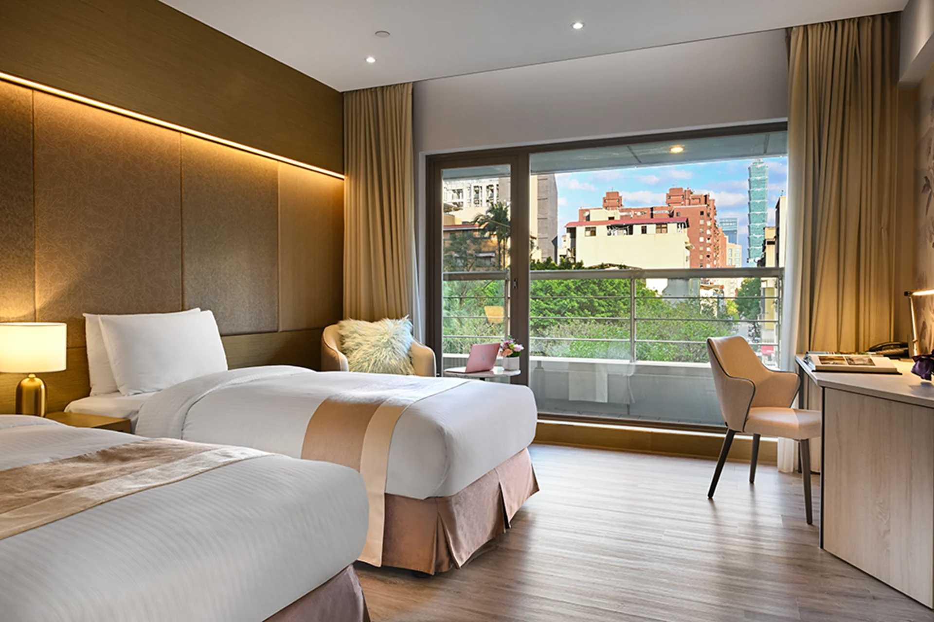 101景觀房(兩床) (101 View Twin)