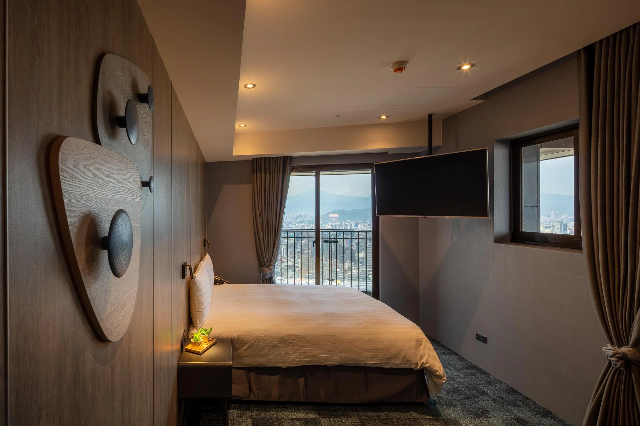 台北101景觀行政雙人房，含Lounge及共用工作空間使用權 (Executive Double Room with Taipei 101 View, Lounge and Coworking Space Access)