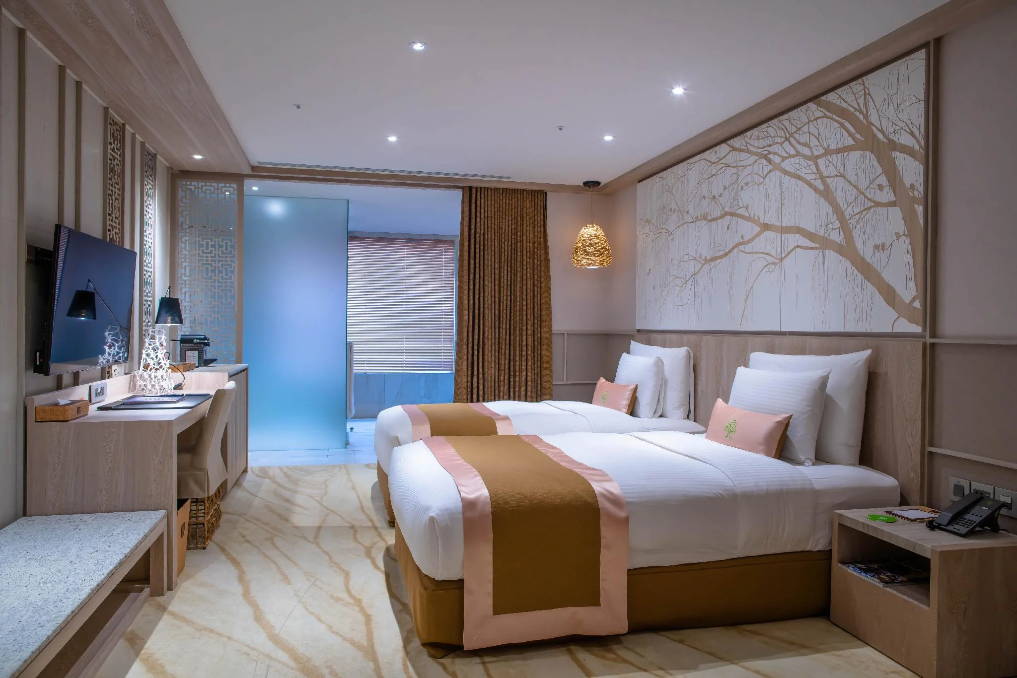 豪華房(兩床) (Deluxe Twin)