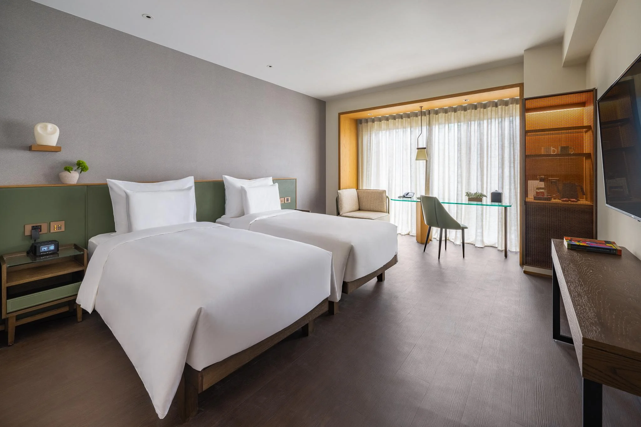 豪華雙床房 (Deluxe Twin Room)