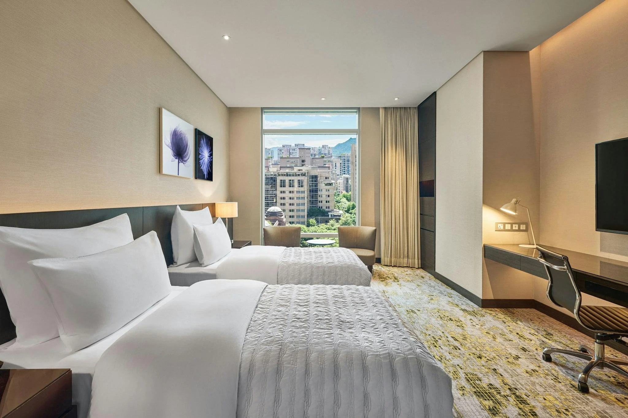 Club Twin Room, Club lounge access, Guest room, 2 Twin