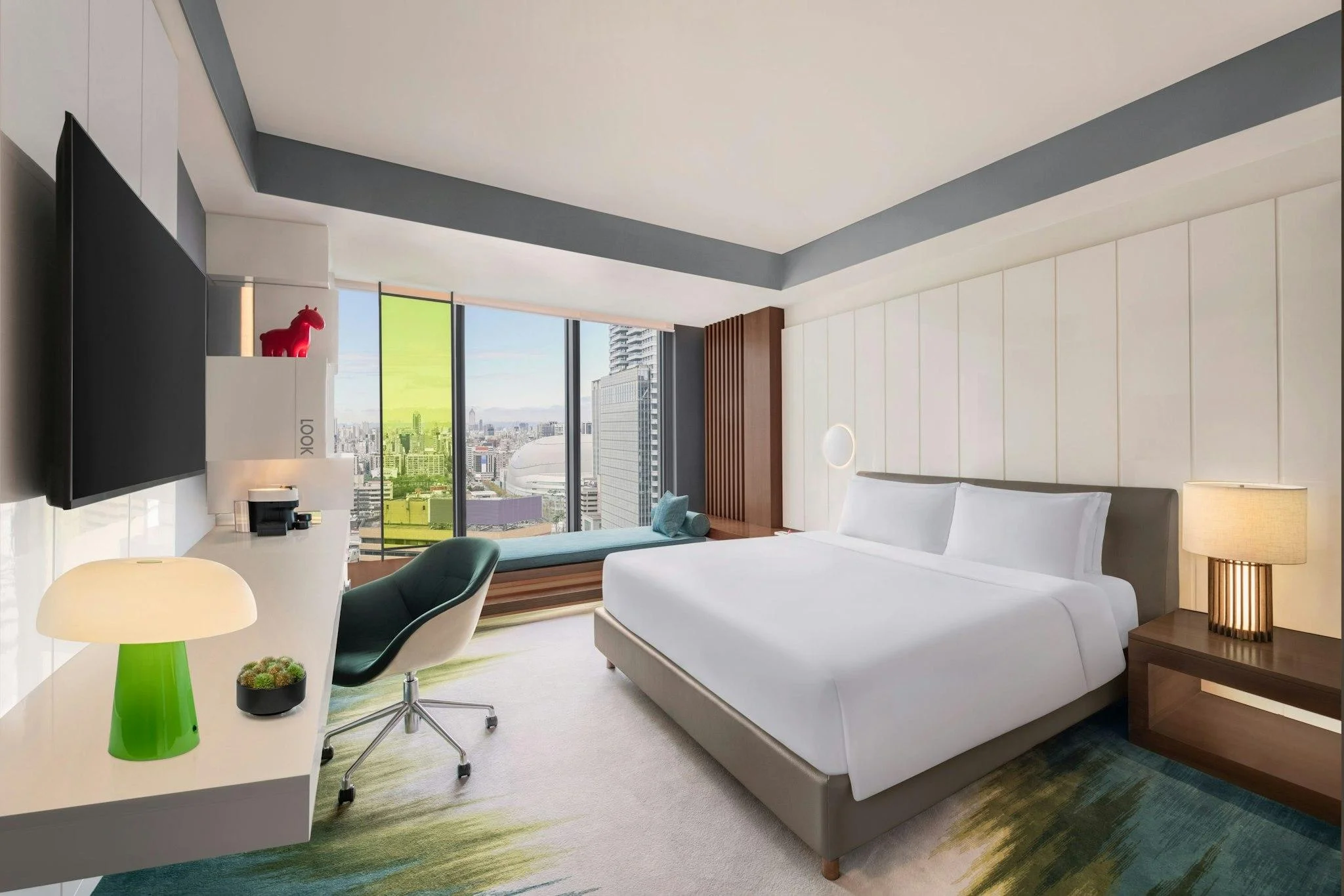 市景絕佳房－附特大雙人床 (Fabulous Room, Guest room, 1 King, City view)