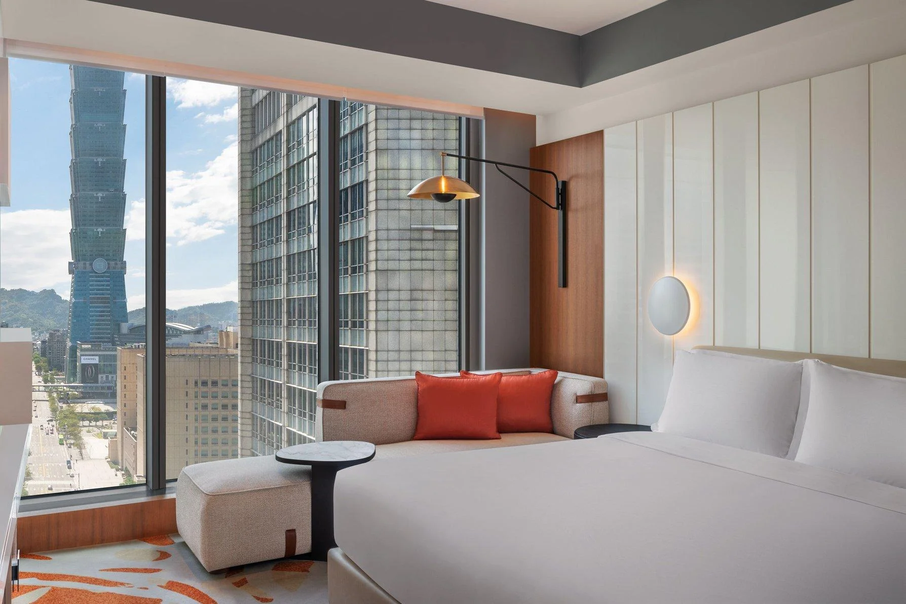 Spectacular Room, Guest room, 1 King, Taipei 101 view, City view