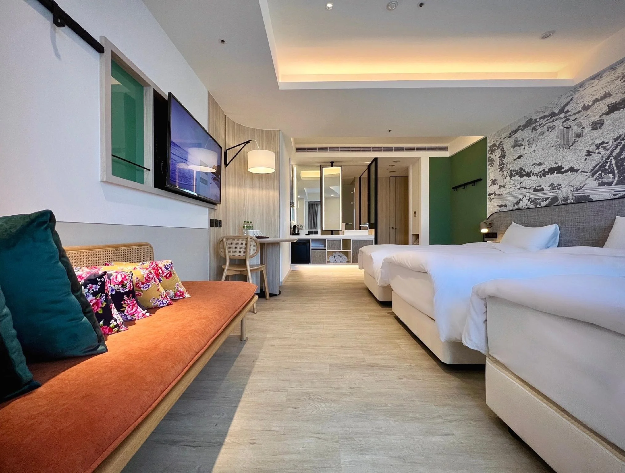 豪華三人房 (Deluxe Triple Rooms)