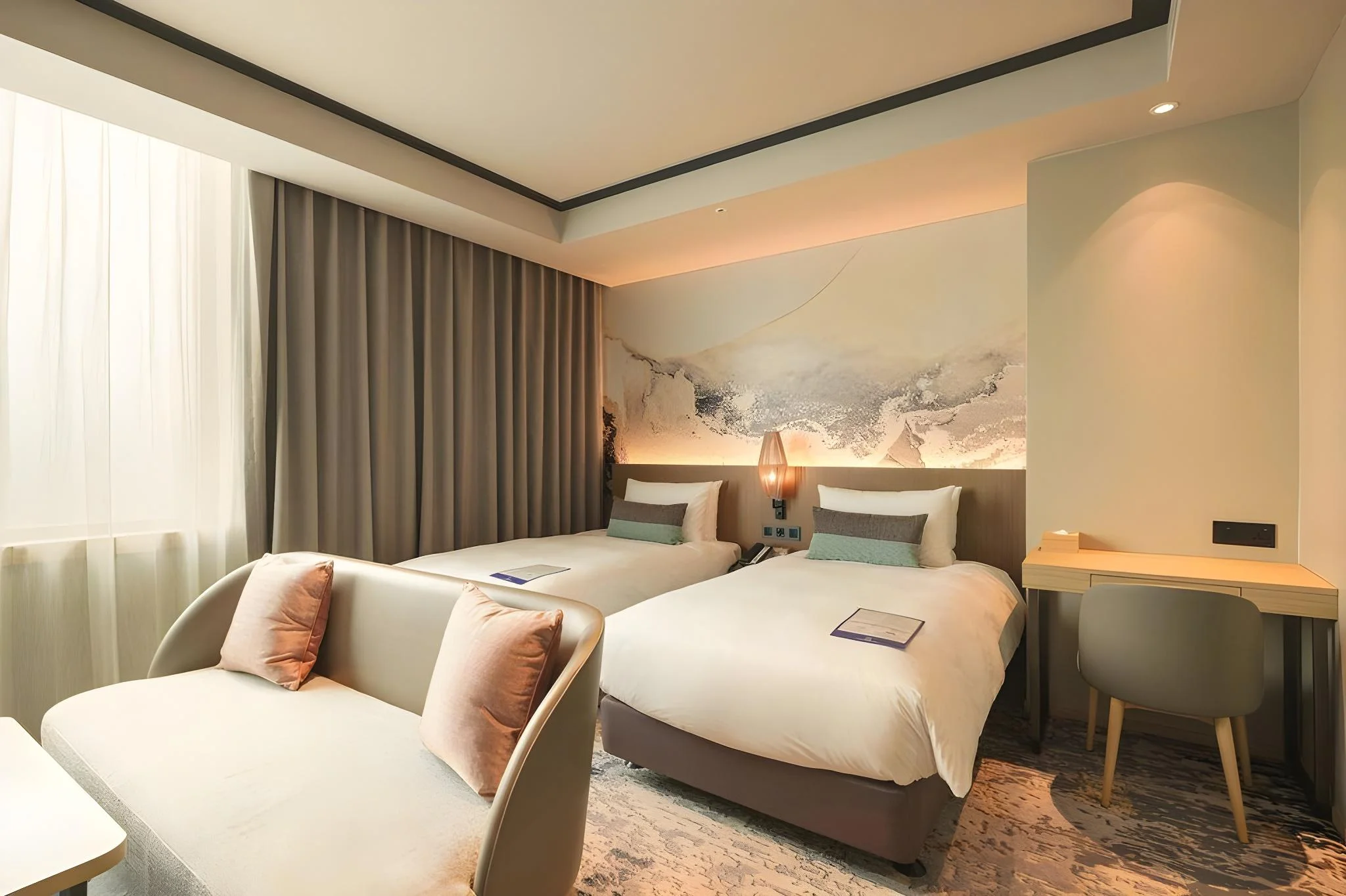 豪華雙床房 (Deluxe Twin Room)