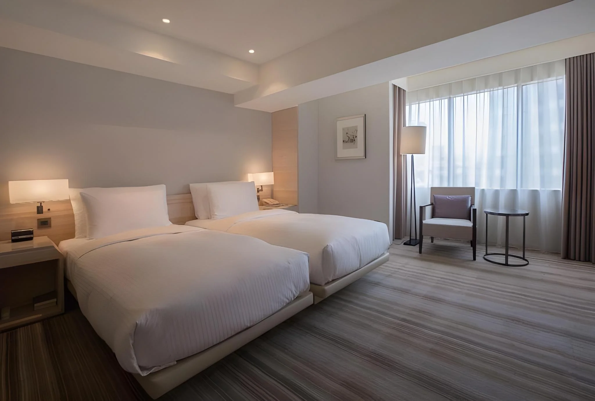 客房(兩床/邊間) (Corner Twin Room)