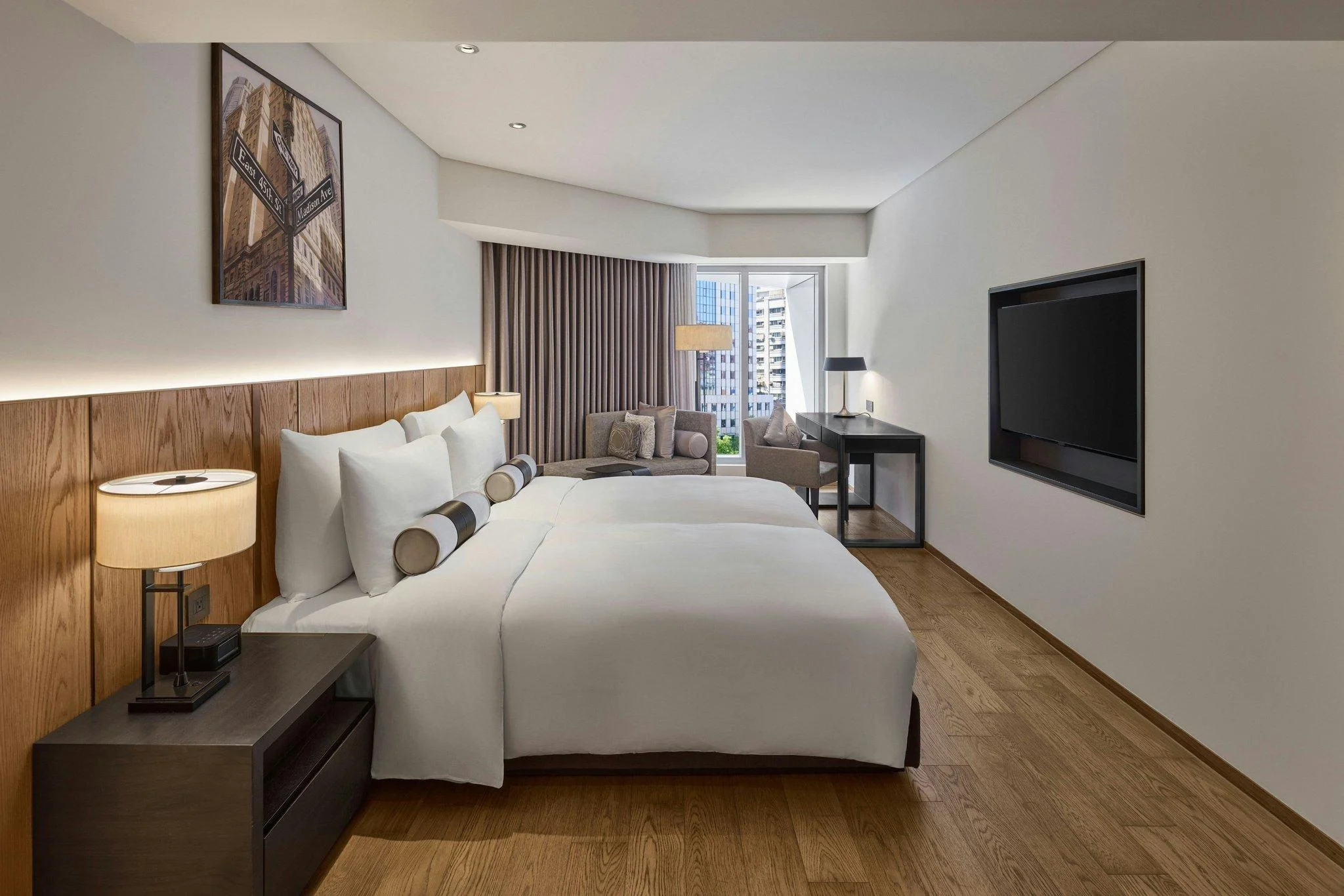 Classic Room, Guest room, 2 Twin, City view