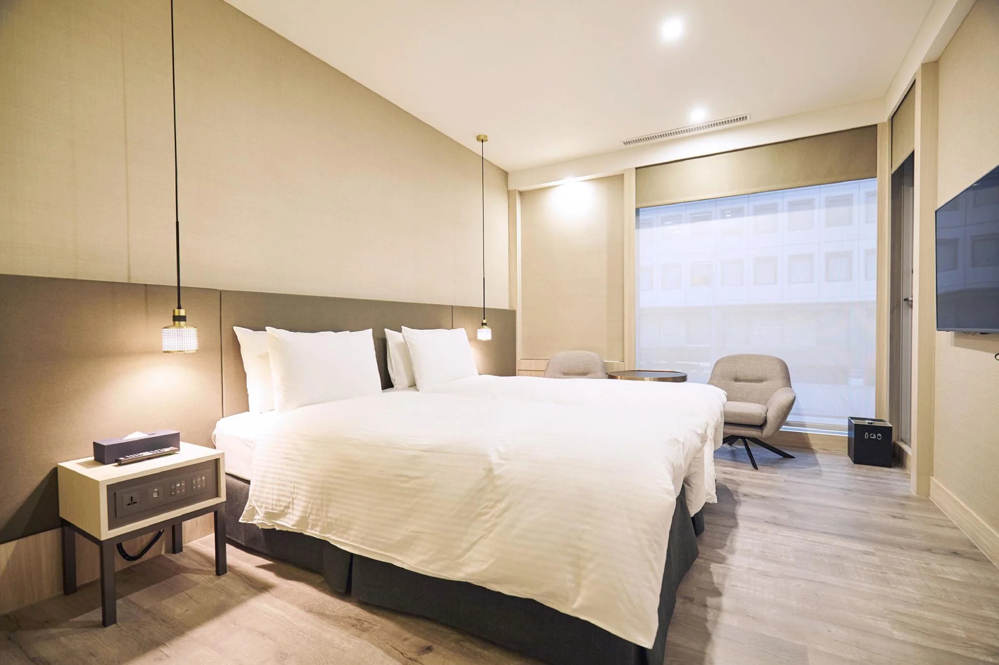 頂級城市雙人房(二小床) (Premier City View Twin Room)