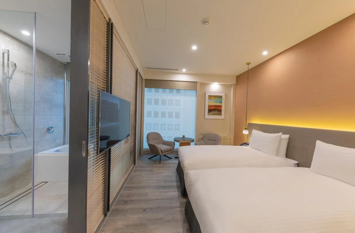 市景豪華房(兩床) (Deluxe City View Twin)