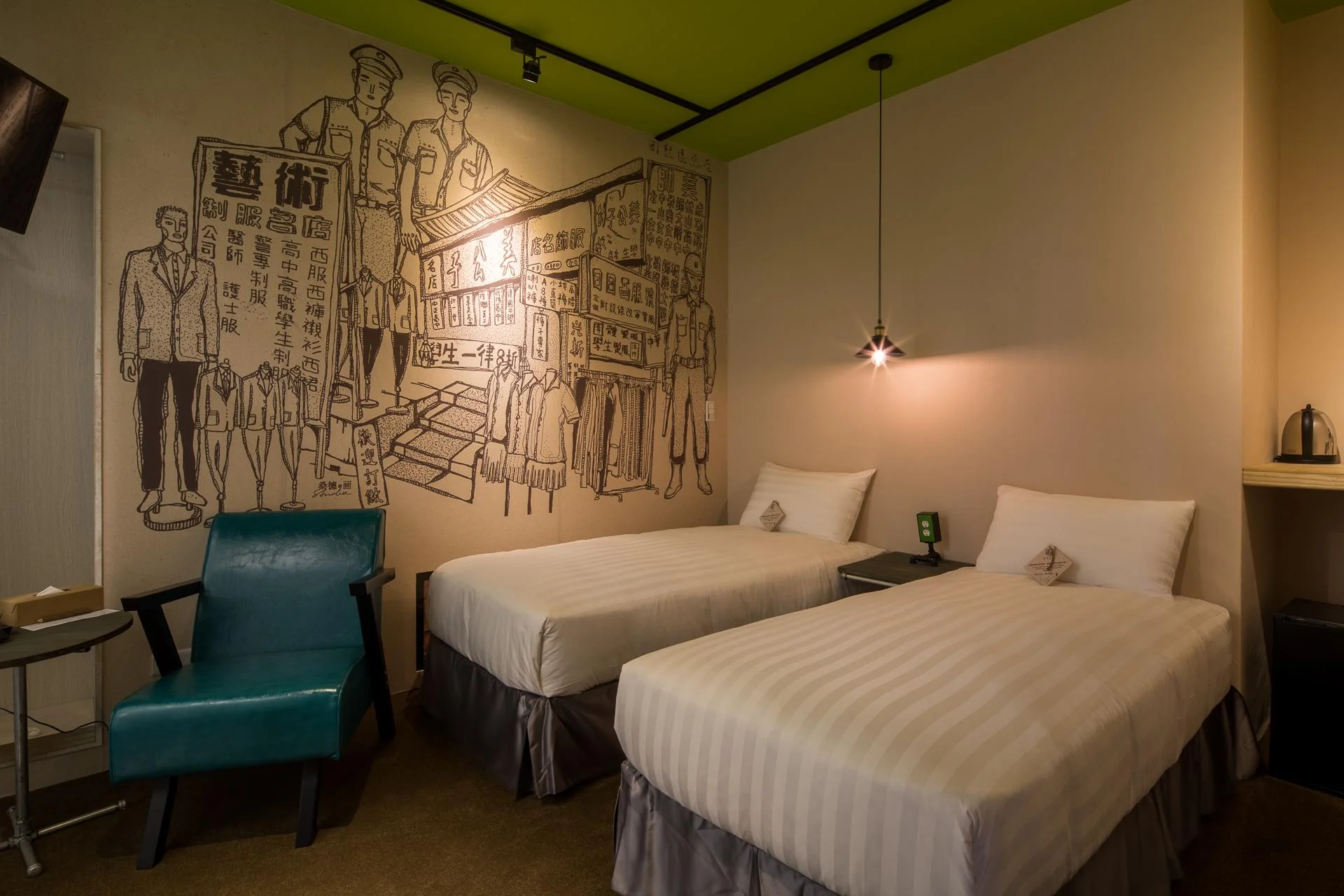 標準雙床房－無窗 (Standard Twin - No Window)