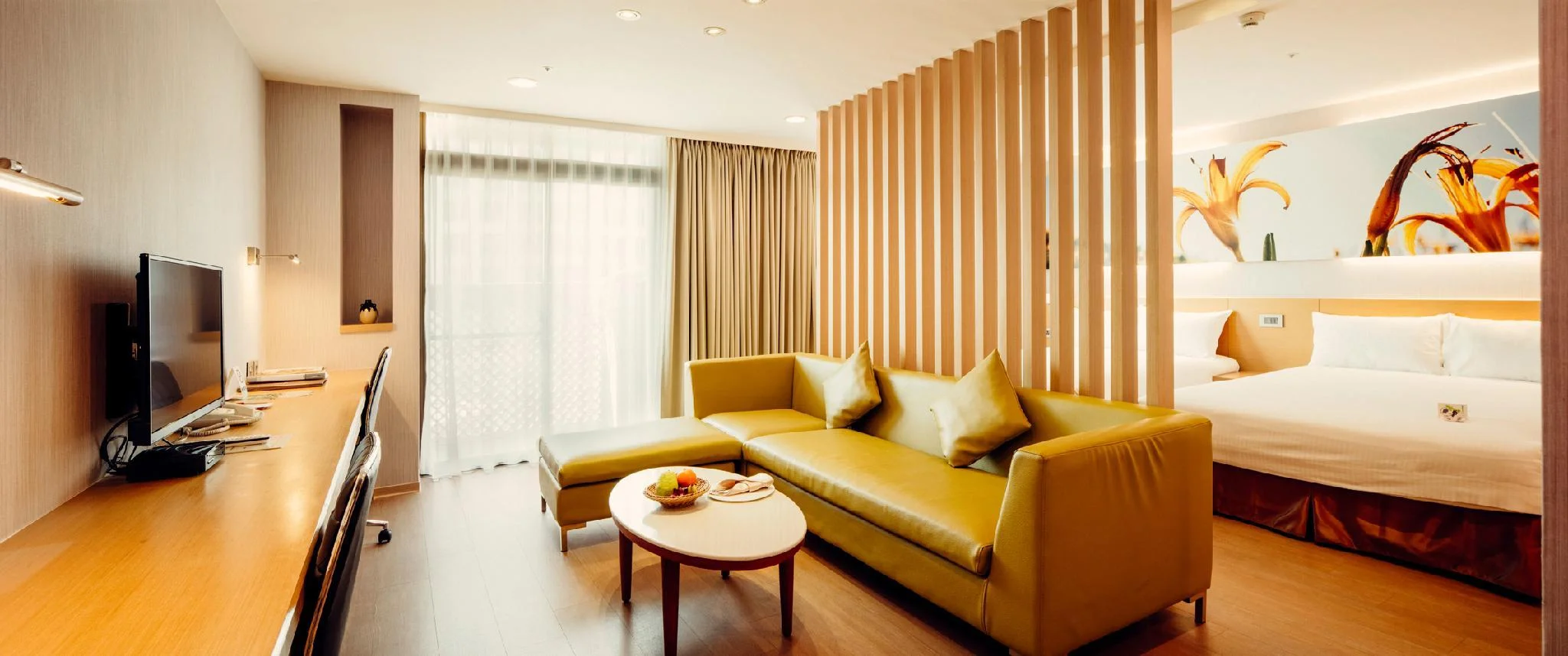 豪華客房, 客房, 2 張雙人床 (Deluxe Room, Guest room, 2 Double)