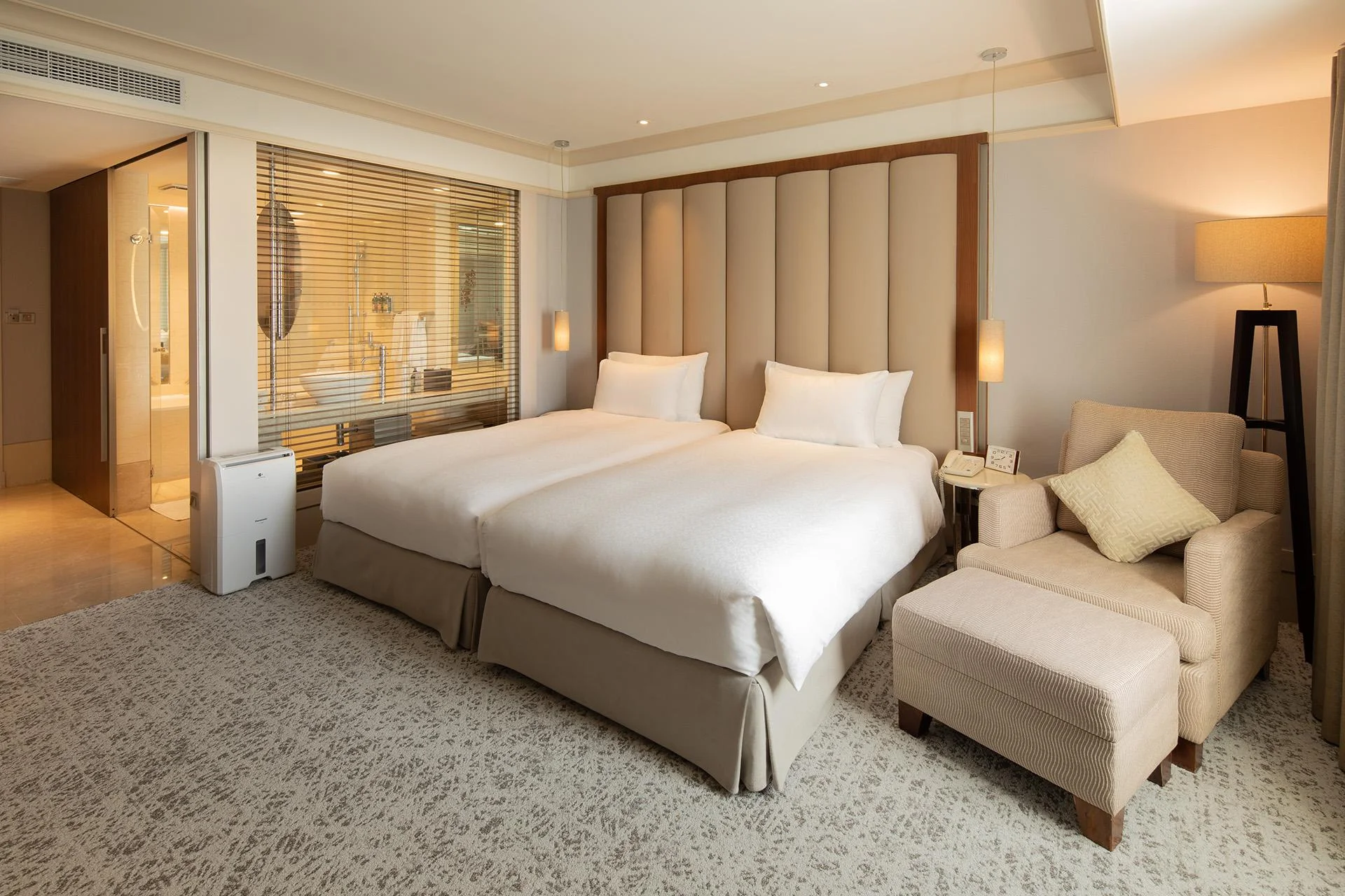 尊貴雙床房－含貴賓休息室 (Premier Twin Room with VIP Lounge)