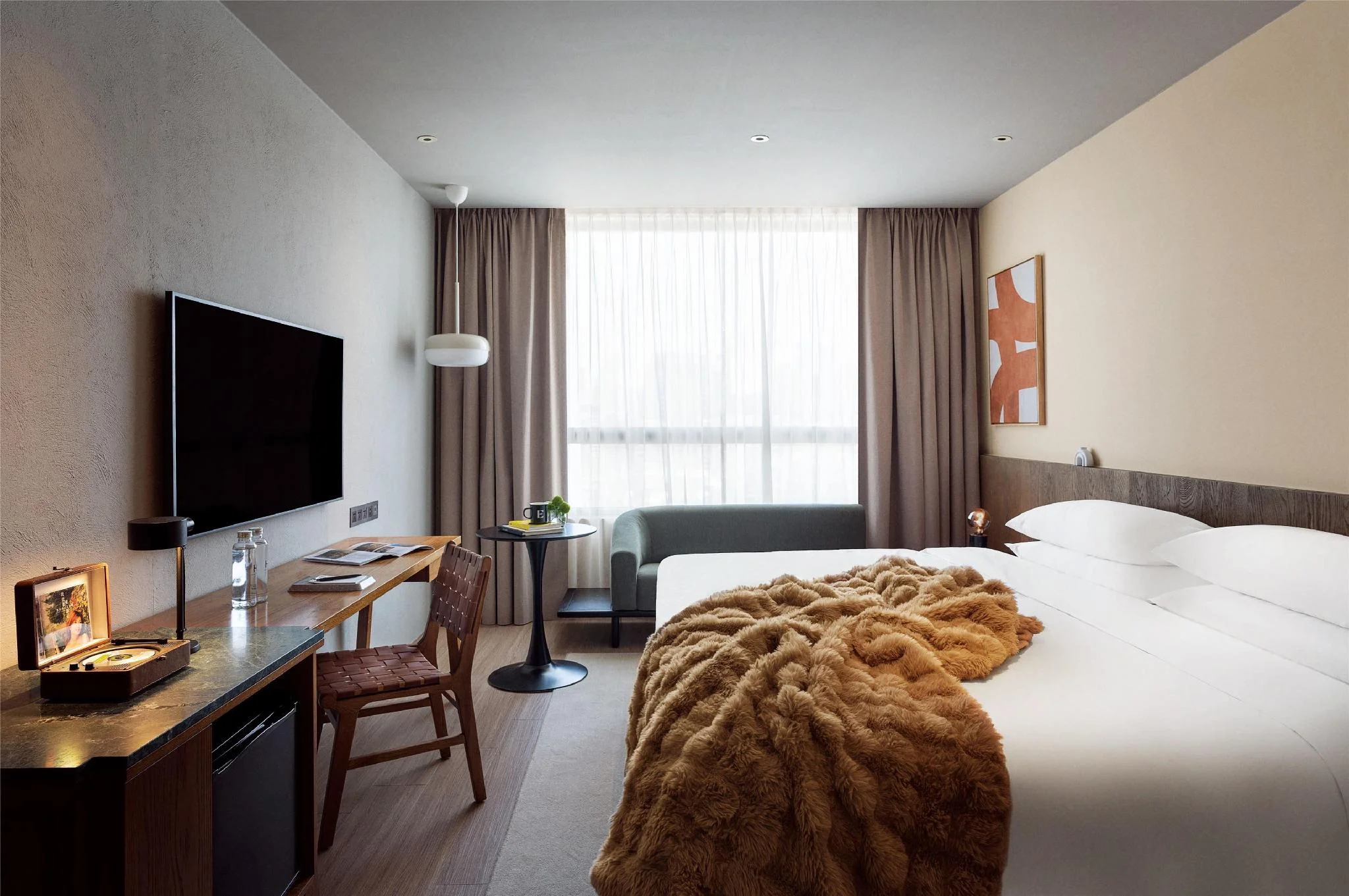 客房(1張特大床) (1 King Bed )