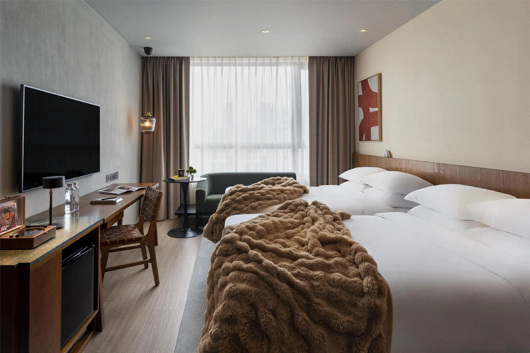 客房(2張雙人床) (2 Double Beds)