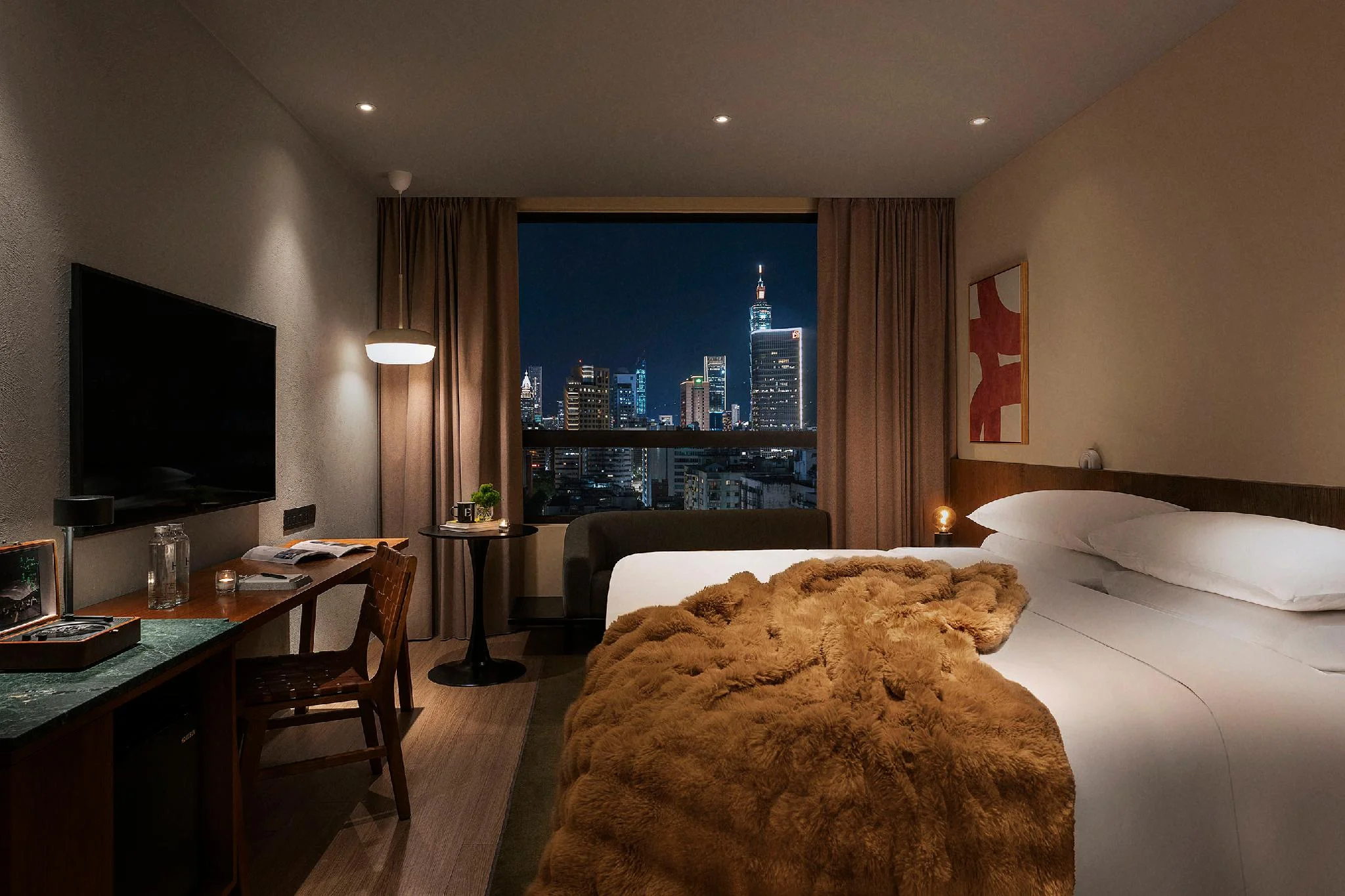 市景房(特大床) (1 King City View)