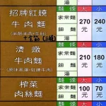 昆陽牛肉麵 menu 1